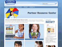 Tablet Screenshot of khpartner.kidshealth.org